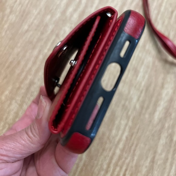 iPhone 11 Pro Max Phone Card Holder Case with Neck Strap Crossbody Strap - Picture 8 of 14